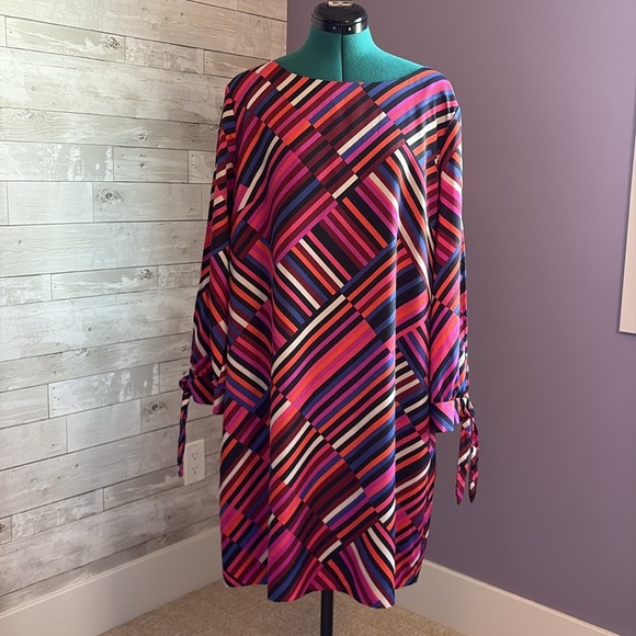 TRINA TURK Multicolour Stripe Dress - Picture 7 of 10